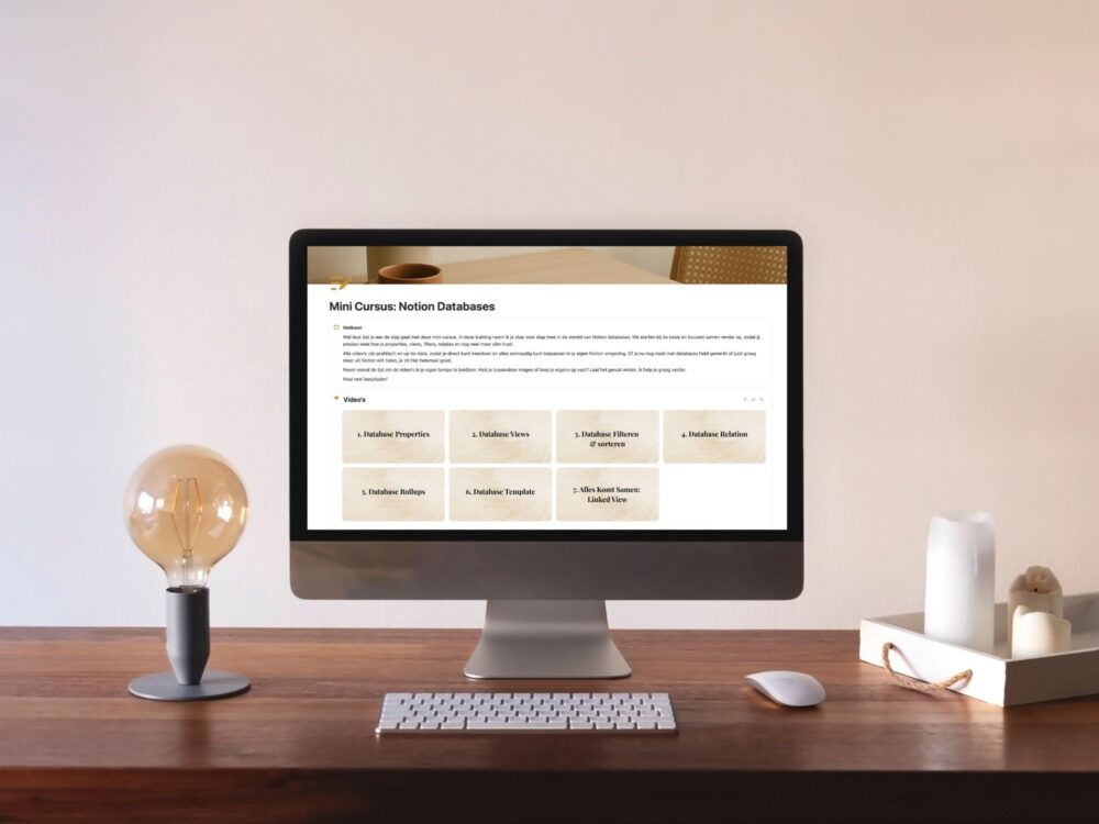 Mini Cursus: Notion Databases